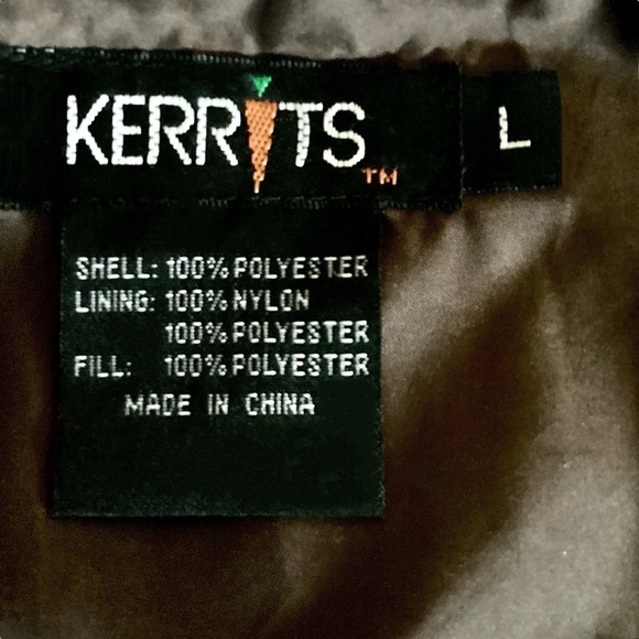 Kerrits Equestrian Brown Quilted Riding Jacket Zip Up Women's Size Large - Picture 14 of 16